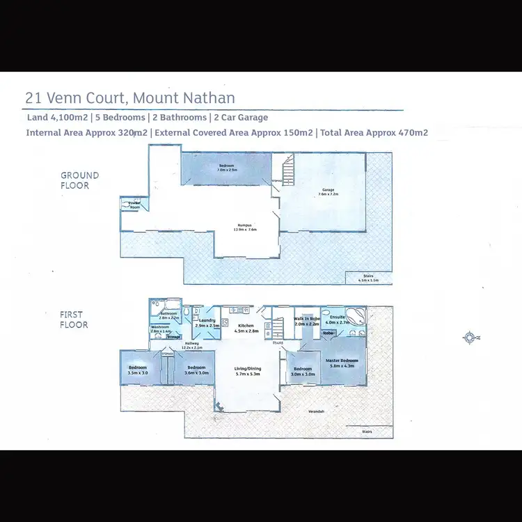 Floorplan of Homely house listing, 21 Venn Court, Mount Nathan QLD 4211