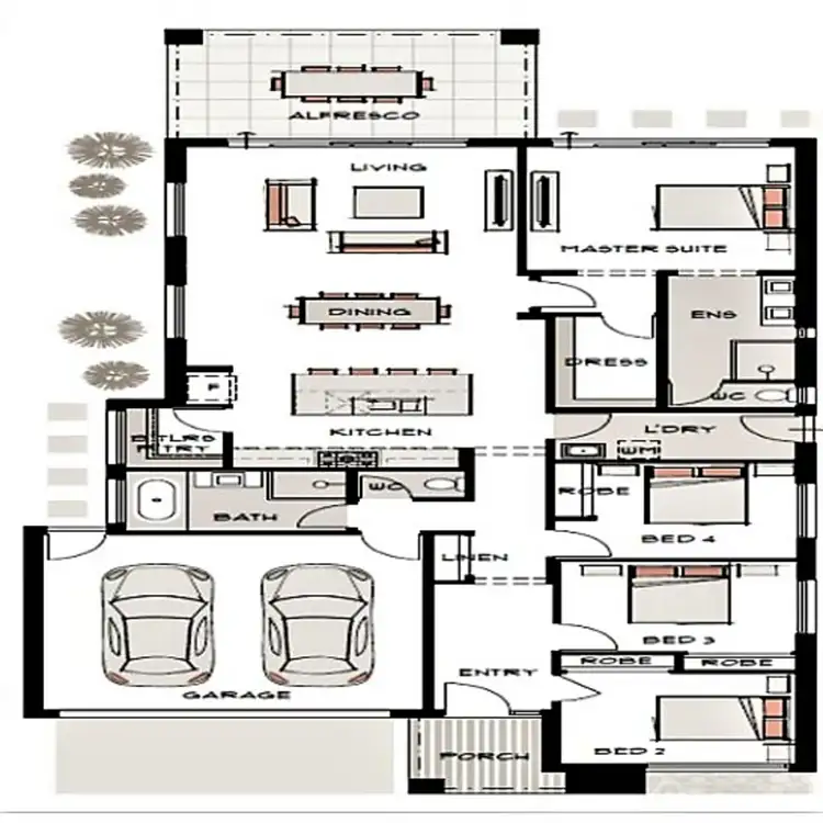 Floorplan of Homely house listing, 3 Aurora Lane, Yarrabilba QLD 4207