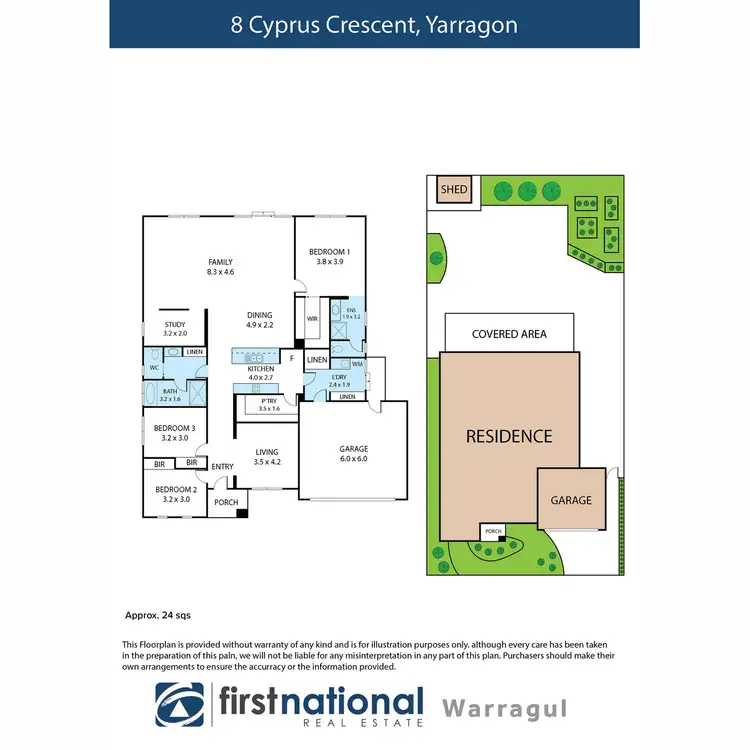 Floorplan of Homely house listing, 8 Cyprus Crescent, Yarragon VIC 3823