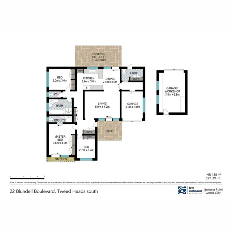 Floorplan of Homely house listing, 22 Blundell Boulevard, Tweed Heads South NSW 2486