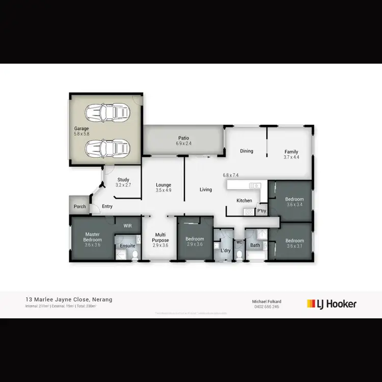 Floorplan of Homely house listing, 13 Marlee Jayne Close, Nerang QLD 4211