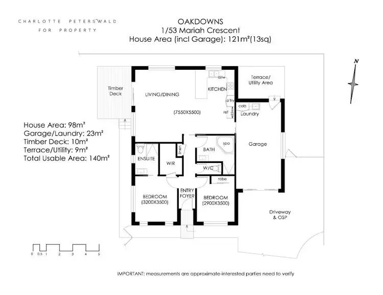 Floorplan of Homely villa listing, 1/53 Mariah Crescent, Oakdowns TAS 7019