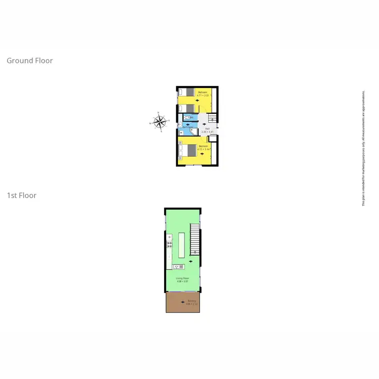 Floorplan of Homely unit listing, 4/25-27 Beach Street, Merimbula NSW 2548