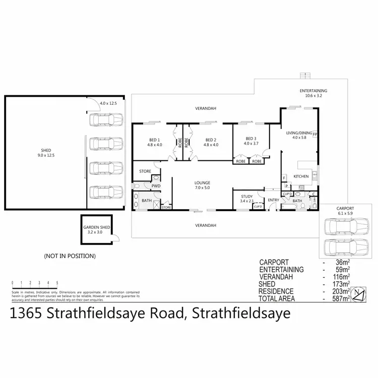 Floorplan of Homely house listing, 1365 Strathfieldsaye Road, Strathfieldsaye VIC 3551