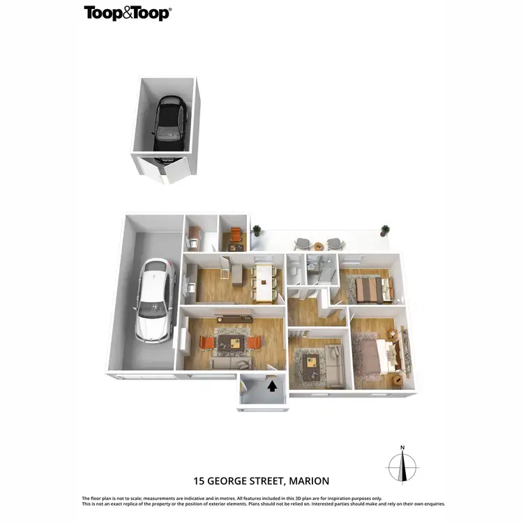 Floorplan of Homely house listing, 15 George Street, Marion SA 5043