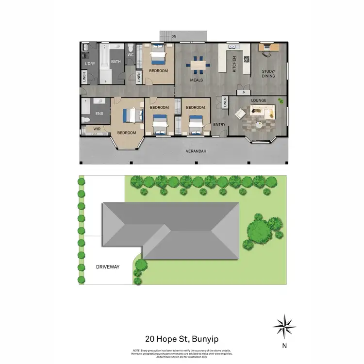 Floorplan of Homely house listing, 20 Hope Street, Bunyip VIC 3815