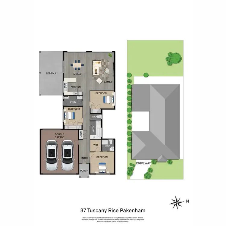 Floorplan of Homely house listing, 37 Tuscany Rise, Pakenham VIC 3810