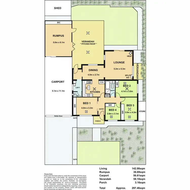 Floorplan of Homely house listing, 93 Northbri Avenue, Salisbury East SA 5109