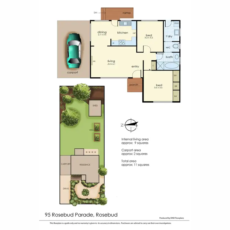 Floorplan of Homely house listing, 95 Rosebud Parade, Rosebud VIC 3939