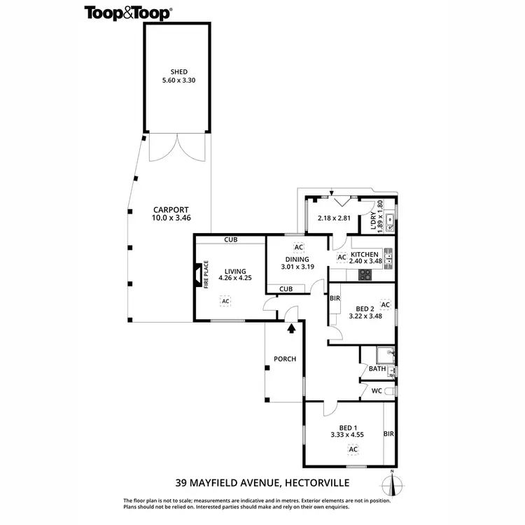 Floorplan of Homely house listing, 39 Mayfield Avenue, Hectorville SA 5073