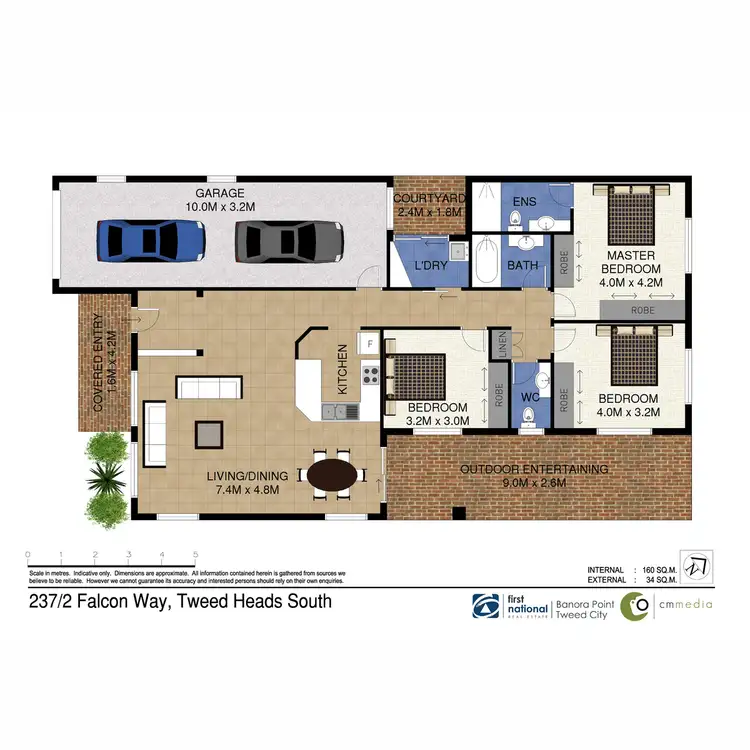 Floorplan of Homely unit listing, 237/2 Falcon Way, Tweed Heads South NSW 2486