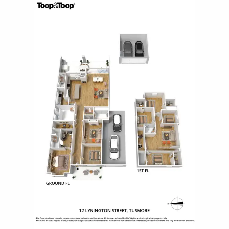 Floorplan of Homely house listing, 12 Lynington Street, Tusmore SA 5065
