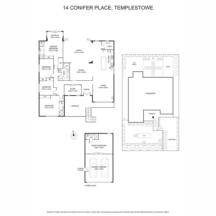 Floorplan of Homely house listing, 14 Conifer Place, Templestowe Lower VIC 3107