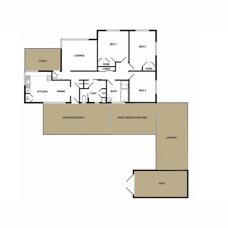 Floorplan of Homely house listing, 77 Dixon Street, Wangaratta VIC 3677
