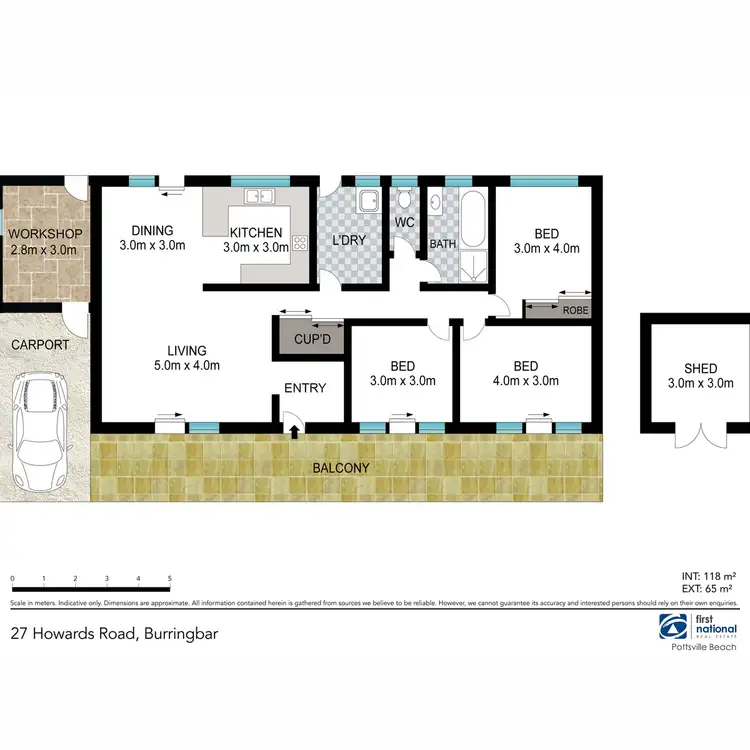 Floorplan of Homely rural property listing, 27 Howards Road, Burringbar NSW 2483