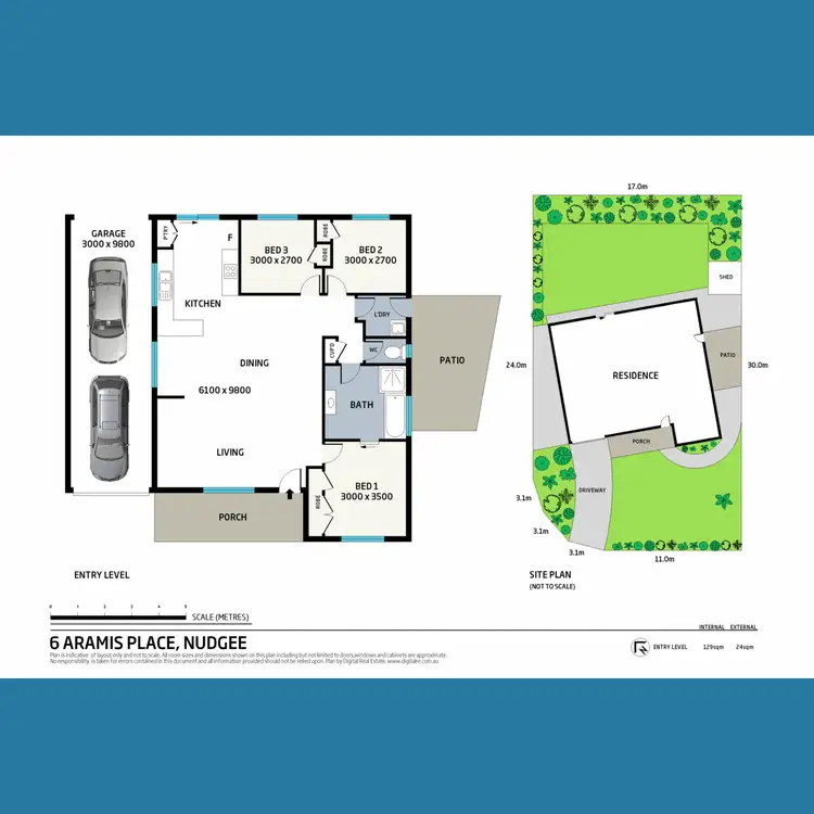Floorplan of Homely house listing, 6 Aramis Place, Nudgee QLD 4014