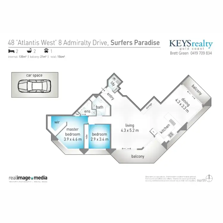 Floorplan of Homely apartment listing, 48/8 Admiralty Drive, Paradise Waters QLD 4217