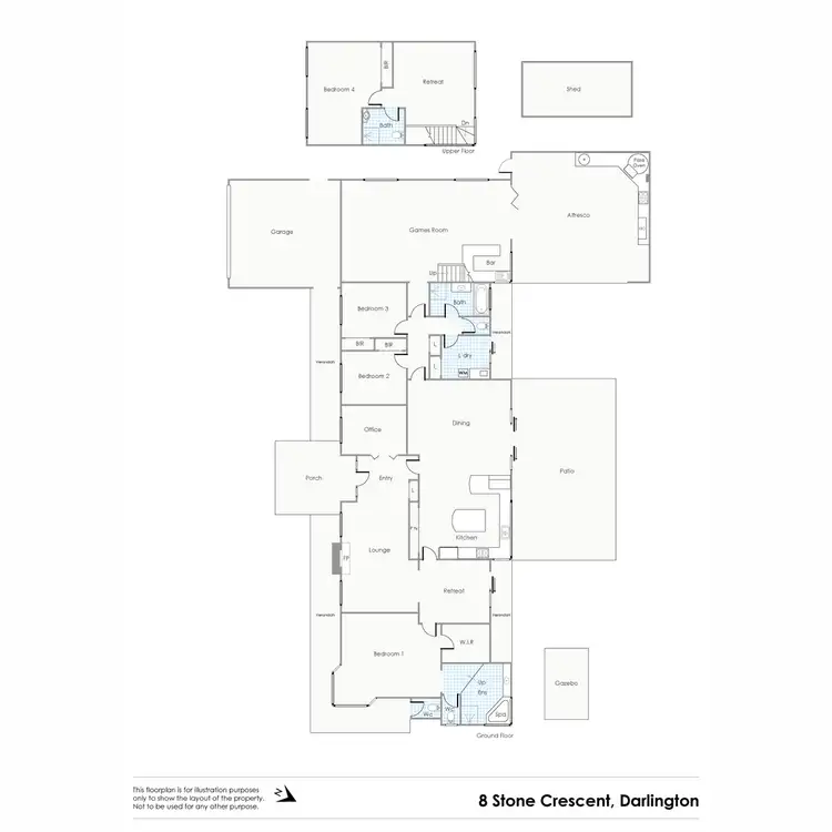 Floorplan of Homely house listing, 8 Stone Crescent, Darlington WA 6070