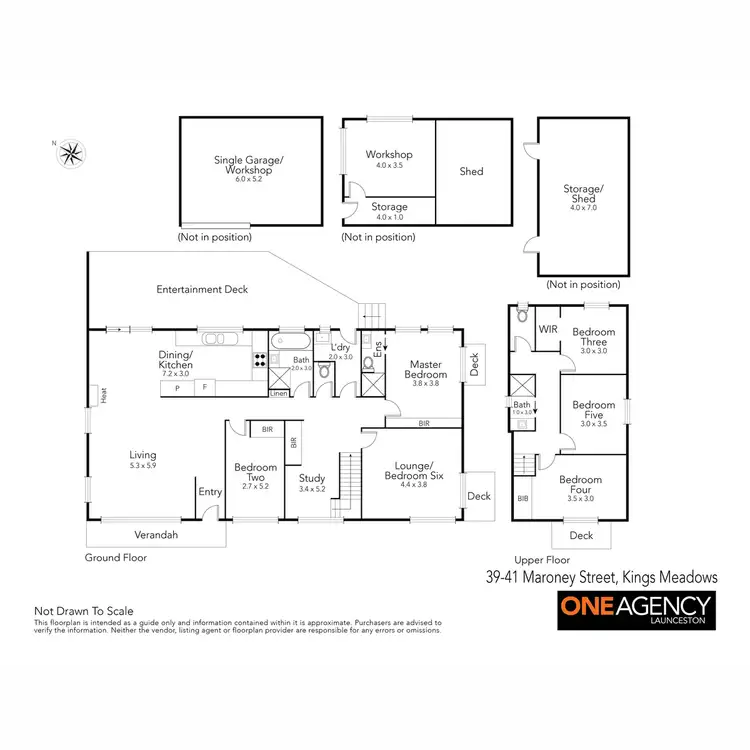Floorplan of Homely house listing, 39-41 Maroney Street, Kings Meadows TAS 7249