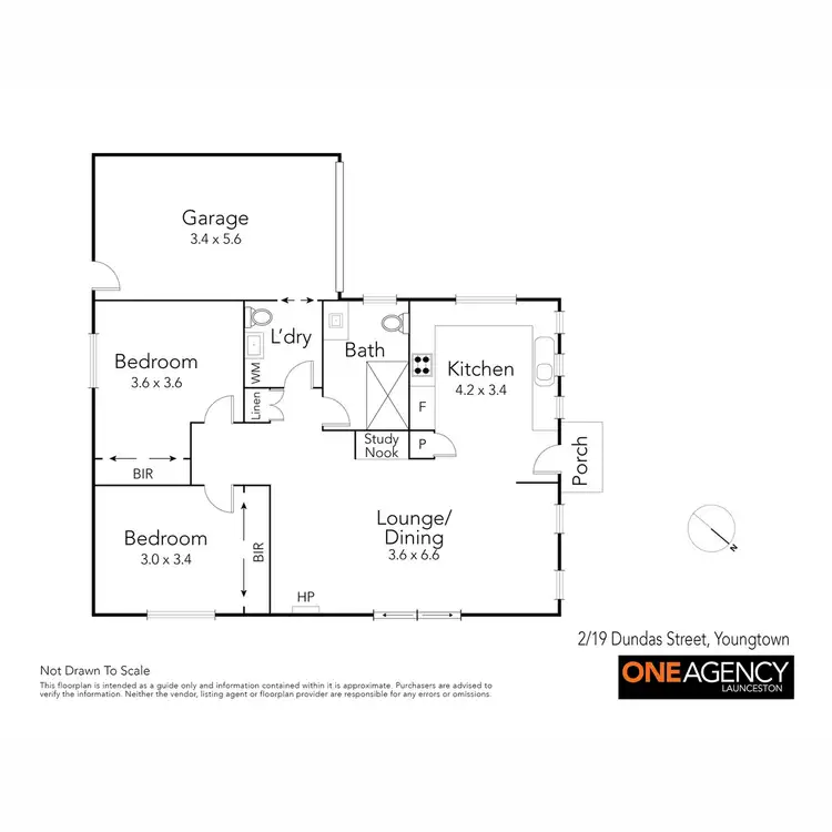 Floorplan of Homely house listing, 2/19 Dundas Street, Youngtown TAS 7249