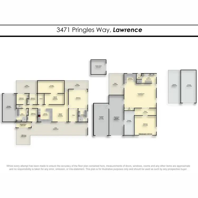 Floorplan of Homely house listing, 3471 Pringles Way, Lawrence NSW 2460