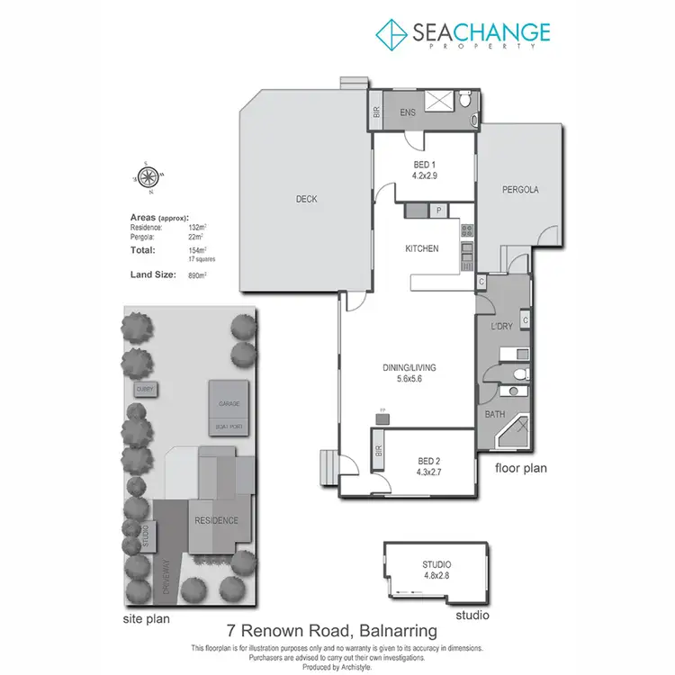 Floorplan of Homely house listing, 7 Renown Road, Balnarring VIC 3926