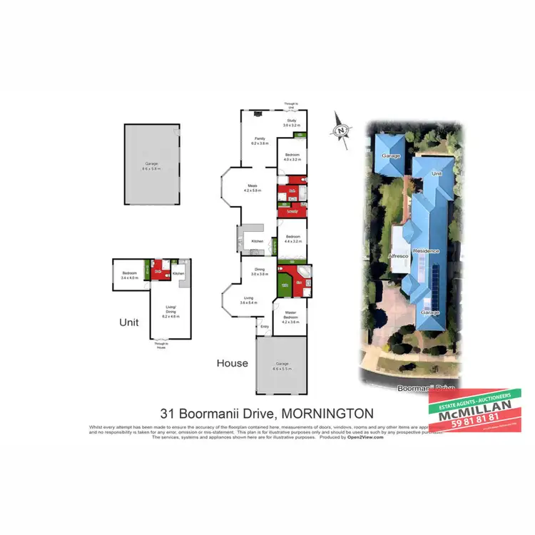 Floorplan of Homely house listing, 31 Boormanii Dve, Mornington VIC 3931