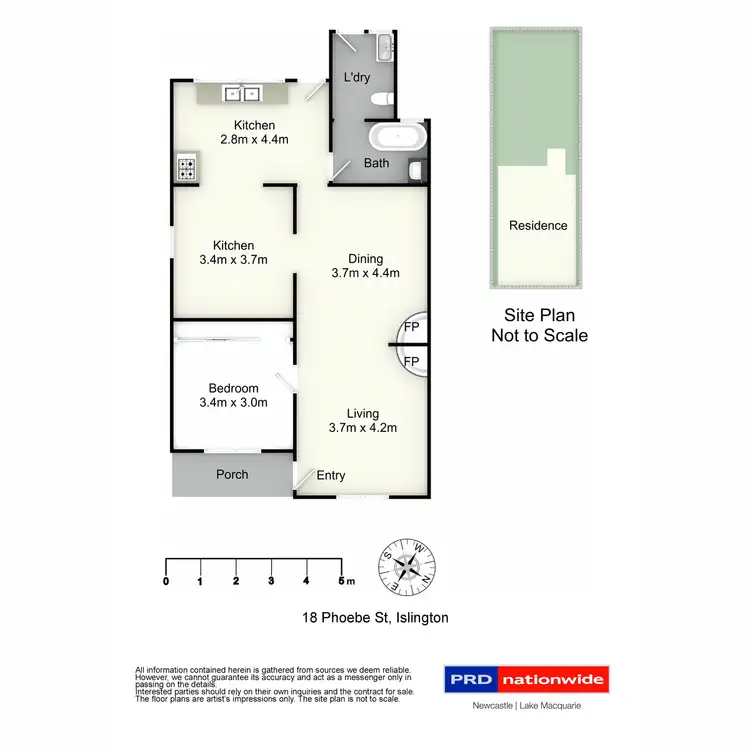 Floorplan of Homely house listing, 18 Phoebe Street, Islington NSW 2296