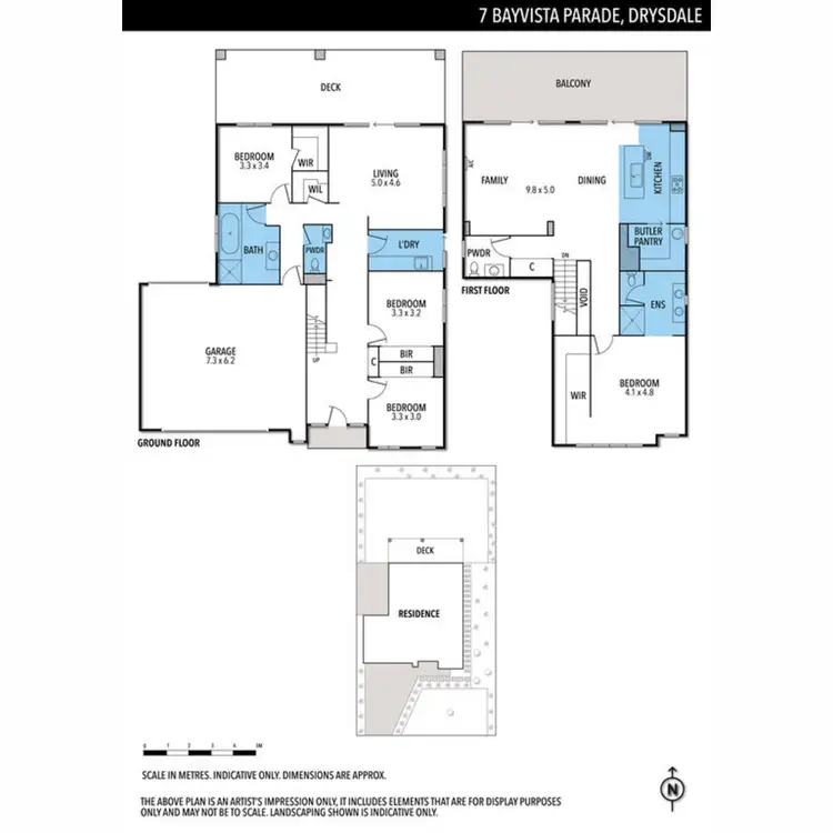 Floorplan of Homely house listing, 7 Bayvista Parade, Drysdale VIC 3222