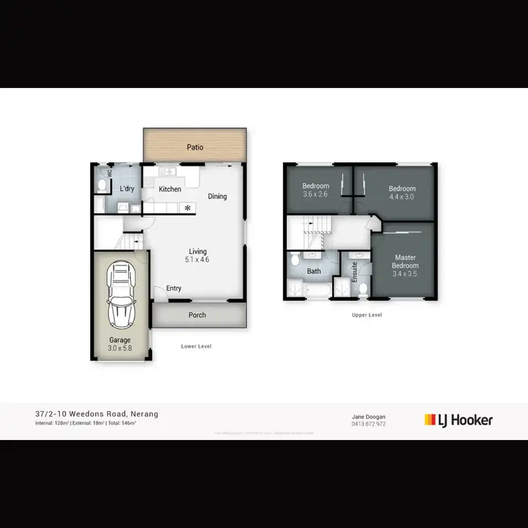 Floorplan of Homely townhouse listing, 37/2 Weedons Road, Nerang QLD 4211