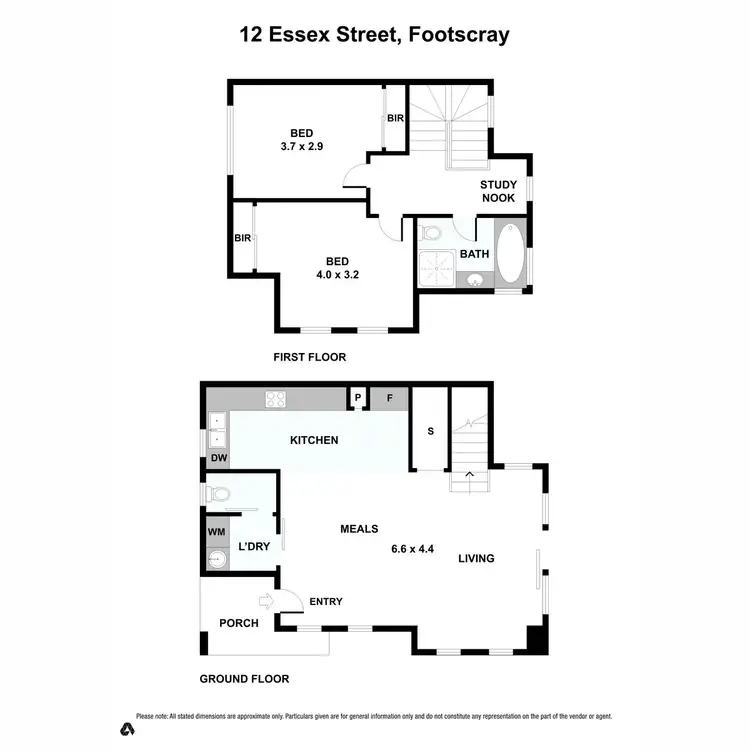 Floorplan of Homely house listing, 12 Essex Street, Footscray VIC 3011