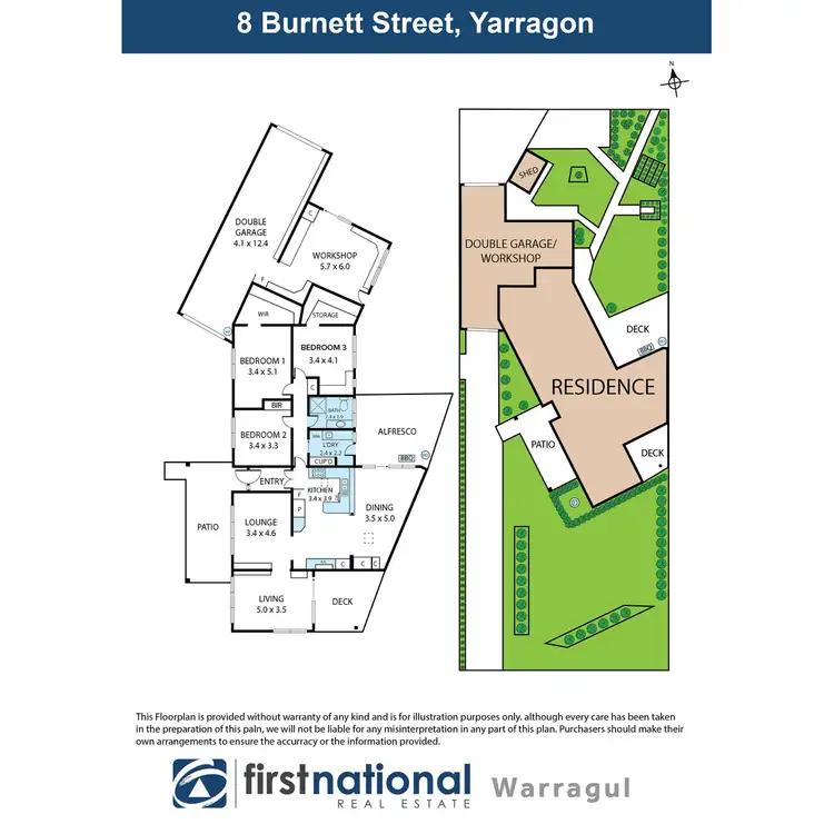 Floorplan of Homely house listing, 8 Burnett Street, Yarragon VIC 3823