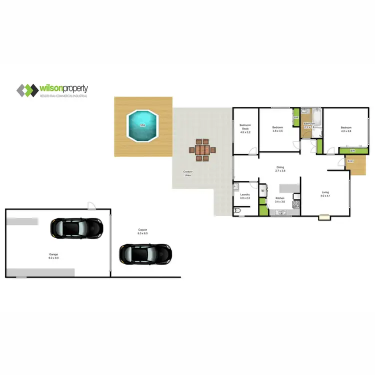 Floorplan of Homely house listing, 12 Ambrose Avenue, Traralgon VIC 3844