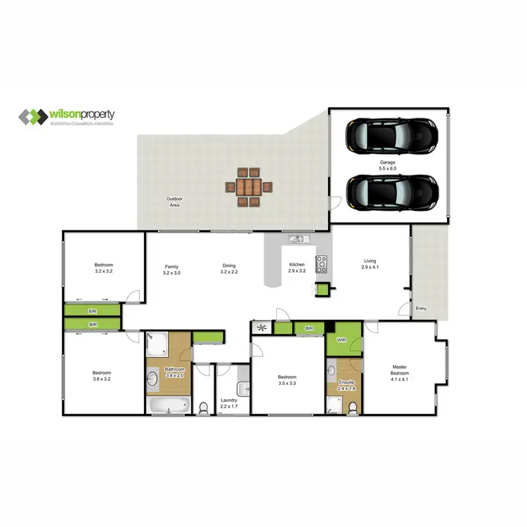 Floorplan of Homely house listing, 57 Connaught Way, Traralgon VIC 3844