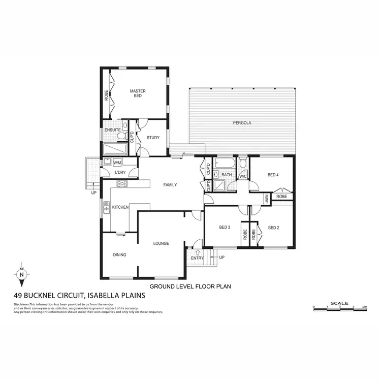 Floorplan of Homely house listing, 49 Bucknel Circuit, Isabella Plains ACT 2905