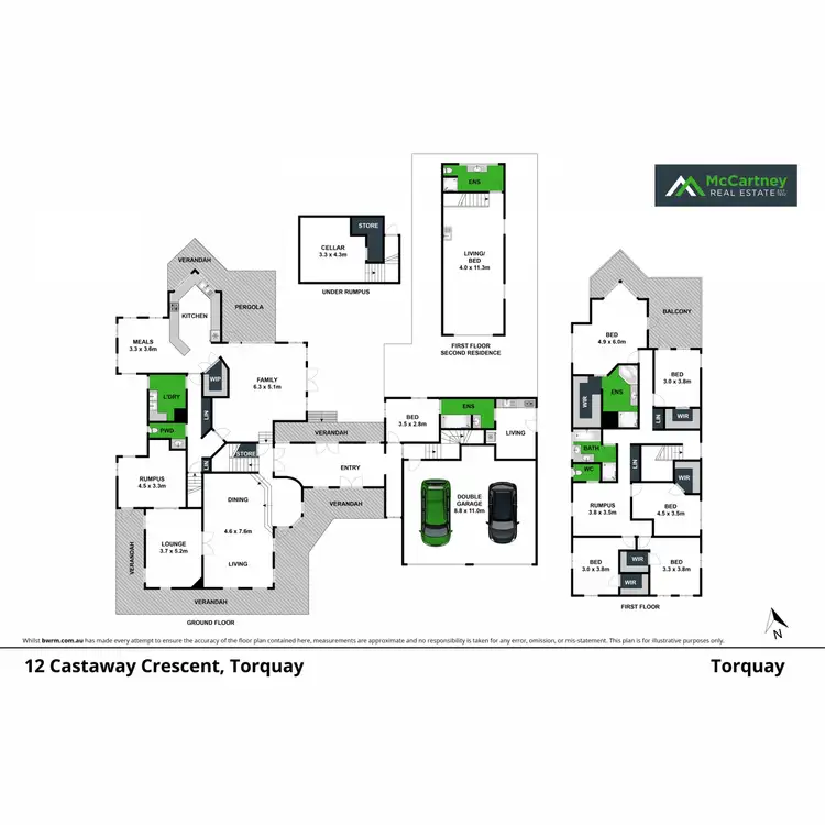 Floorplan of Homely house listing, 12 Castaway Crescent, Jan Juc VIC 3228