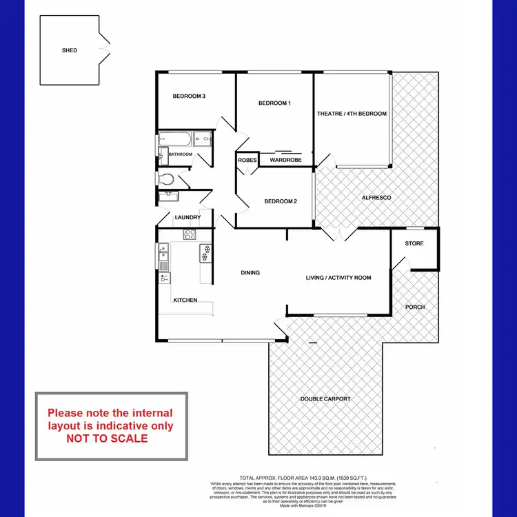 Floorplan of Homely house listing, 41 Lynwood Avenue, Lynwood WA 6147