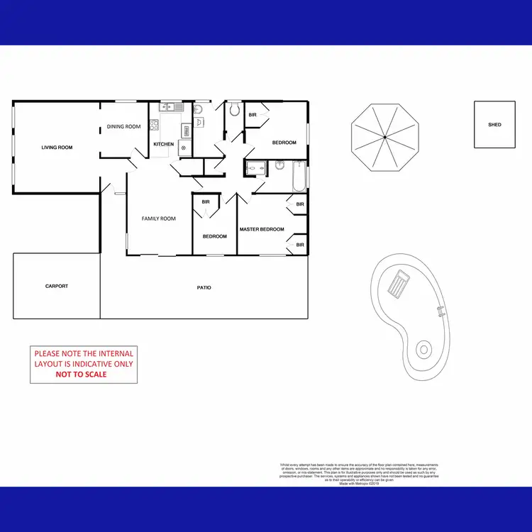 Floorplan of Homely house listing, 10 Wisteria Way, Ferndale WA 6148