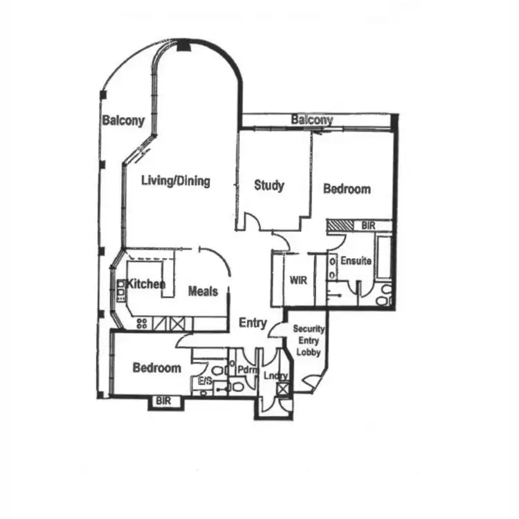 Floorplan of Homely apartment listing, 11/461 St Kilda Road, Melbourne VIC 3004
