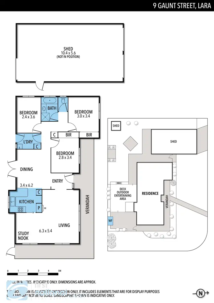 Floorplan of Homely house listing, 9 Gaunt Street, Lara VIC 3212