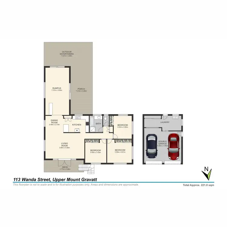 Floorplan of Homely house listing, 113 Wanda Road, Upper Mount Gravatt QLD 4122