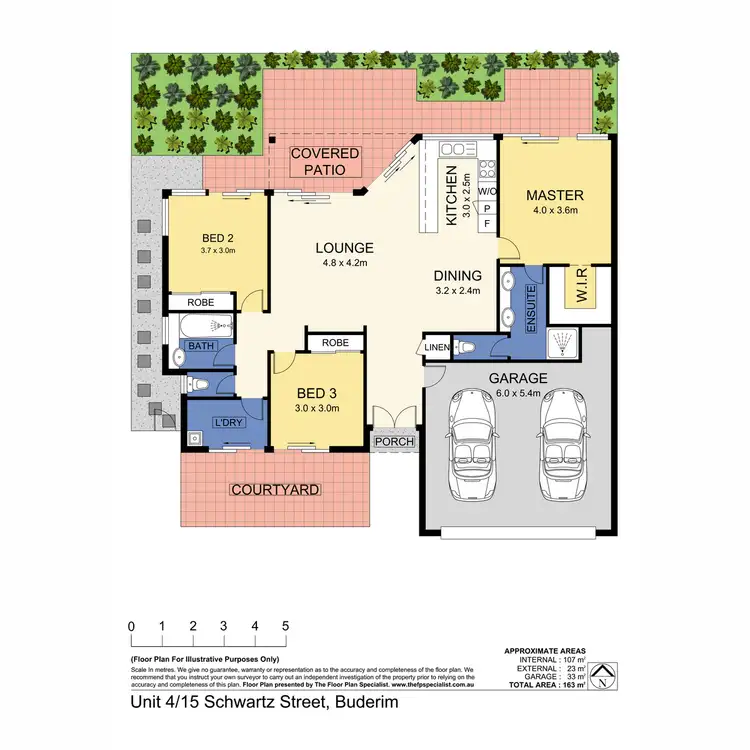 Floorplan of Homely villa listing, 4/15 Schwartz Street, Buderim QLD 4556