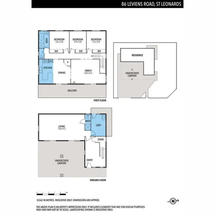 Floorplan of Homely house listing, 86 Leviens Road, St Leonards VIC 3223