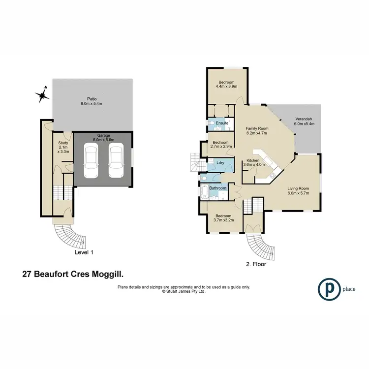 Floorplan of Homely house listing, 27 Beaufort Crescent, Moggill QLD 4070