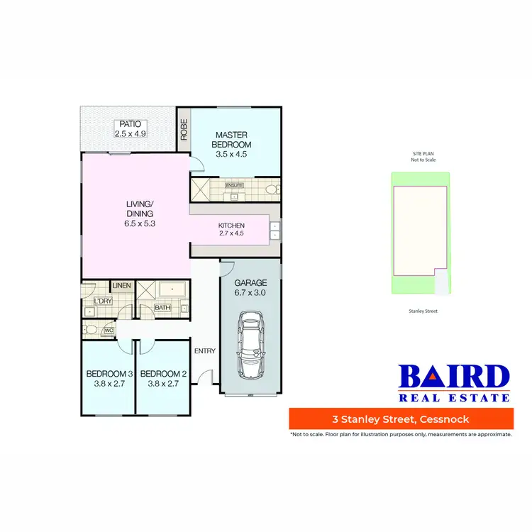 Floorplan of Homely house listing, 3 Stanley Street, Cessnock NSW 2325