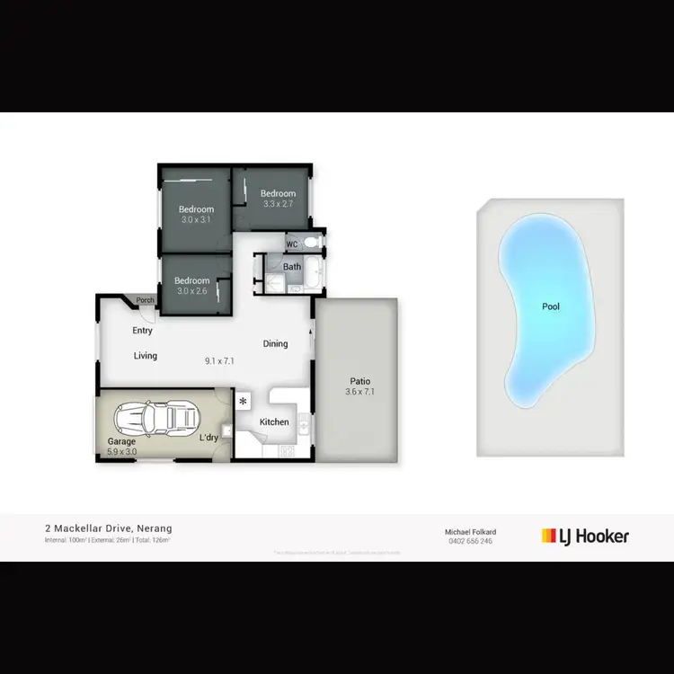 Floorplan of Homely house listing, 2 Mackellar Drive, Nerang QLD 4211