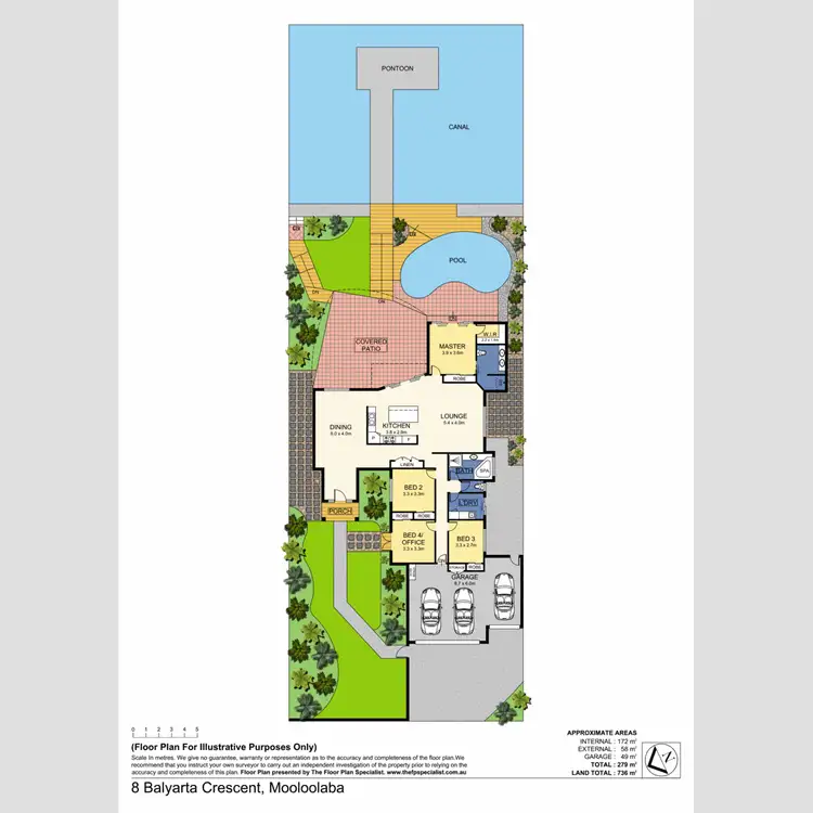 Floorplan of Homely house listing, 8 Balyarta Crescent, Mooloolaba QLD 4557
