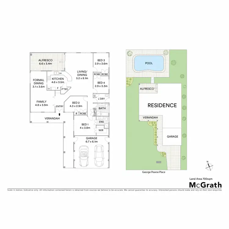 Floorplan of Homely house listing, 16 George Pearse Place, East Ballina NSW 2478