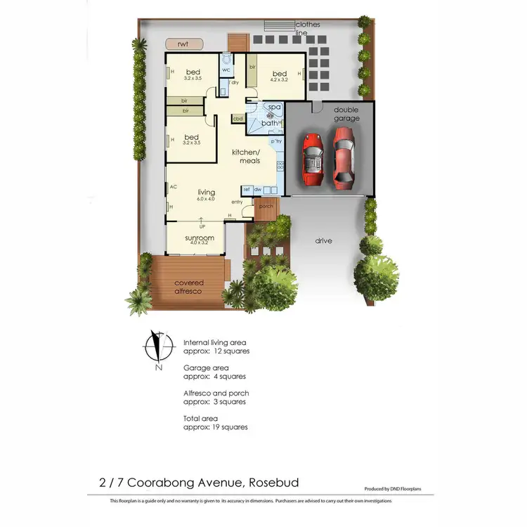 Floorplan of Homely house listing, 2/7 Coorabong Avenue, Rosebud VIC 3939