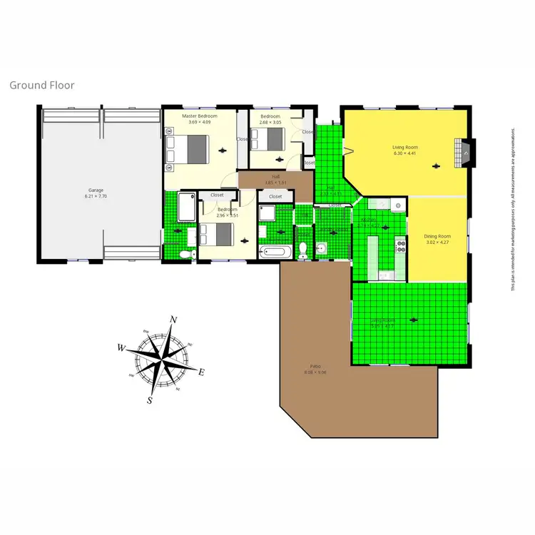 Floorplan of Homely house listing, 4 Abelia Court, Tura Beach NSW 2548